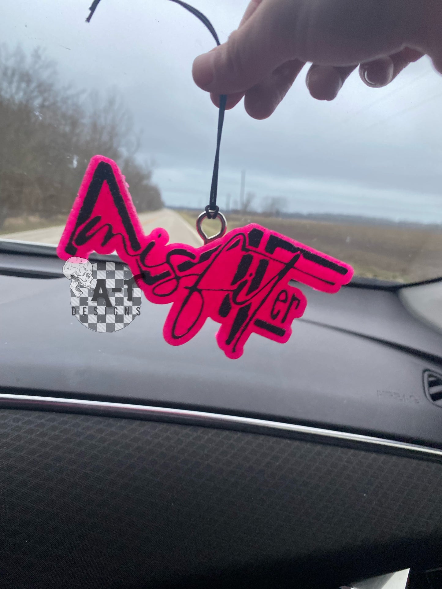 Neon MisFiter Apparel Logo Freshie