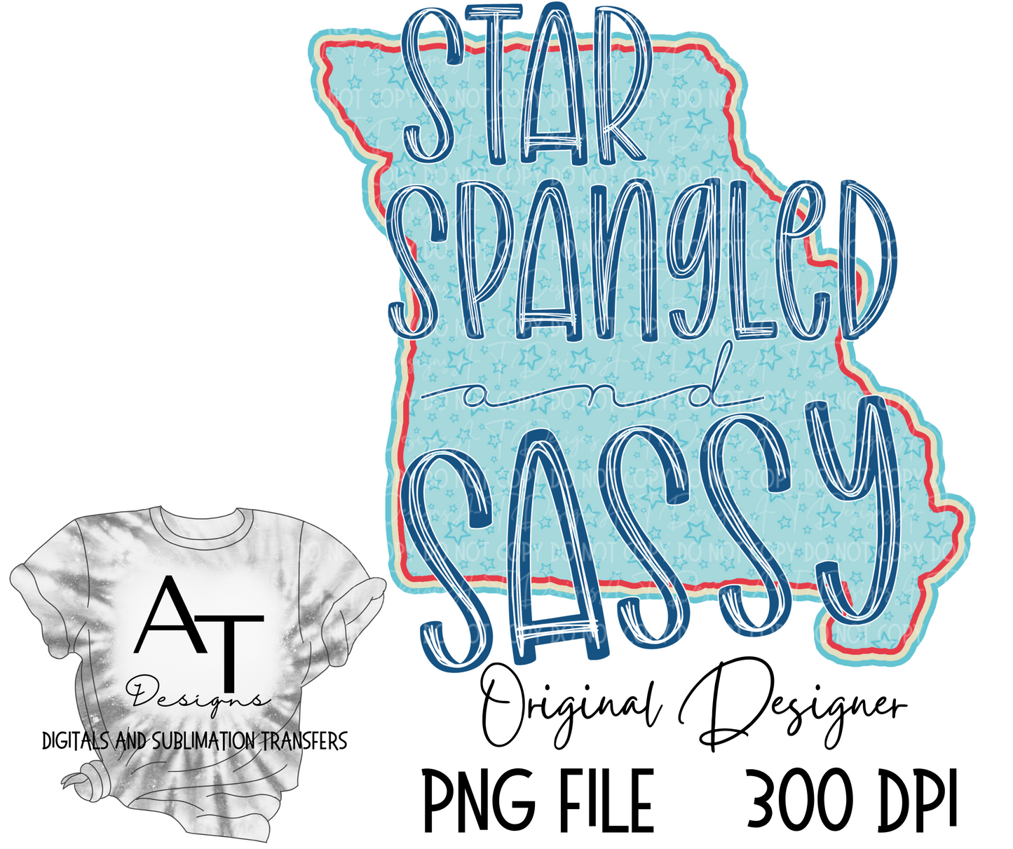 Star Spangled And Sassy Missouri